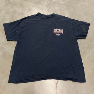 Vintage y2k 90s black dragon con shirt